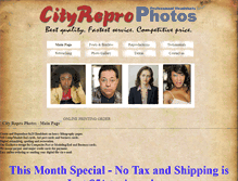 Tablet Screenshot of cityrepro.com